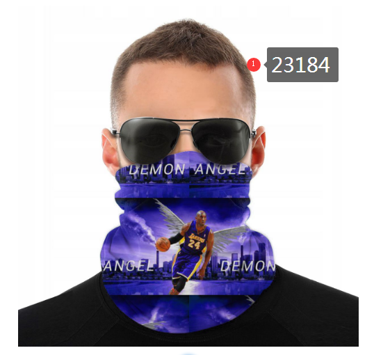 NBA 2021 Los Angeles Lakers #24 kobe bryant 23184 Dust mask with filter->nba dust mask->Sports Accessory